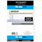 AT-A-GLANCE 2025 Planner, Daily, 5-1/2" x 8-1/2", Desk Size, One Page Per Day Refill, Loose-Leaf (481-125-25)