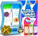 BUNMO Kids Stocking Stuffers - Liquid Motion Bubbler with Sensory Texture - Stocking Stuffers for Kids - Bubble Timer - Liquid Motion Sensory Toys for Calming & Sensory Exploration - Large 4 Pack