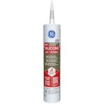 GE Advanced Silicone Kitchen & Bath Sealant, Almond, 298 ml Cartridge, Pack of 1