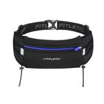 Fitletic Ultimate I Race Running Belt for Triathlons, Marathons – Water Resistant, Lightweight, Low Profile & Patented No Bounce- For Men & Women –– Ultra-Soft Dual Adjust Waist Belt- Fits All Phones,