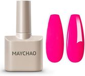 MAYCHAO 15ML Hot Pink Gel Nail Poli