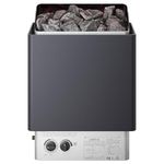Uargd 9KW 220V Electric Sauna Stove with Built-In Controls, Steam Bath Heater featuring 3h Timer and Adjustable Temperature, Suitable for Spaces of 317-459 Cubic Feet, for Home, Hotel, and Spa Showers