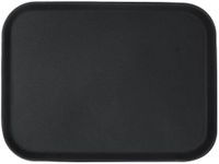 Argon Tableware Rectangle Non-Slip Serving Tray - 56cm x 41cm - Black