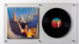 Get Acrylic Photo Frames - 12 Inch Modern Acrylic Vinyl Album Cover & Record Display Frame. Wall Mount For Displaying Your Favourite Vinyl Records, Floating Frame Design With Fixings Included.