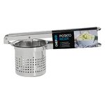 Chef Aid Stainless Steel Potato Ricer, Metal, Regular