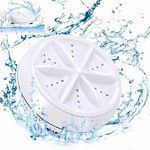 DRUMSTONE ( Great 10+5 YEARS WARRANTY ) Compact Ultrasonic Washer | 3-in-1 Mini Turbo Washer for Travel, Home, & Dorm Use | Portable-Speacial For PG,Hostels Student
