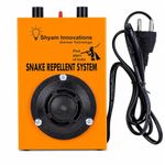 Shyam Innovations Ultrasonic Snake Pest Repellent Machine with Ultrasonic Sound to Provide a Safe, Snake-Free Environment to Your Indoor - Outdoor Spaces, Garden, Warehouse (Area Cov: 3000 Sq. Feet)