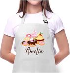 Personalized Baking Apron with Custom Name, Personalized Kitchen Apron Mother's Day Gift for Mom, Custom Art Gifts for Dad, Mother, Women, Adjustable Baker Apron for Women - Cute Aprons Funny Design