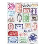 Passport Stamp Sticker Sheets (480 Stickers)