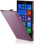 StilGut UltraSlim Genuine Leather Case for Nokia Lumia 1520, Purple