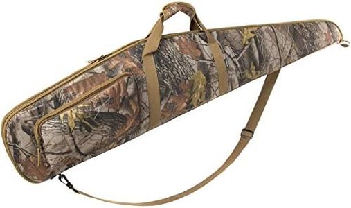 KIRIOUL Soft Rifle Case Water-resistant Carrying Gun Case with Adjustable Shoulder Strap Thick Foam Padded Shotgun Bag for Scoped Rifles - Camouflage - 52 Inch