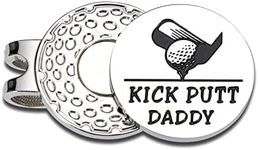 Golf Ball Marker Fathers Day Dad Gifts from Daughter Son to Dad Christmas Birthday Valentines Day Thanksgiving Day Gifts for Daddy Papa Father New Daddy Stepdad Men First Time Dad Him Father in Law