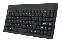 Adesso AKB-110B USB Keyboard + PS/2 QWERTY Black – Keyboards (Wired, USB + PS/2, QWERTY, Black)