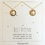Opal compass necklace, Best friend 