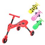 Scuttlebug 3-Wheel Foldable Ride-On Tricycle for 1-3 Year Old Boys and Girls, Beetle Trike, Antennae Handlebar, Develop Your Toddler’s Balance and Motor Skills, Fun with No Surface Scratches