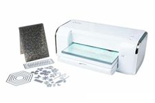 Sizzix Big Shot Switch Plus Starter Kit (White), Electric Die Cutting And Embossing Machine (9-inch opening), 663630