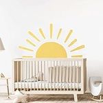 Large Half Sun Wall Decal - Childre