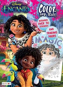 Disney Encanto 48 Page Color and Trace Coloring and Activity Book with 8 Tracing Sheets Paperback 51724 Bendon