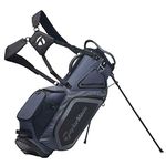 TaylorMade Pro 8.0 Stand Bag, Charcoal/Black