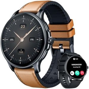 Montre Connectée Homme Sport Smartwatch: Repondre Appel 1.43'' AMOLED Tactile Étanche Écran Bracelet Connectee avec Moniteur de Sommeil Fréquence Cardiaque Podometre Fitness Tracker pour Android iOS