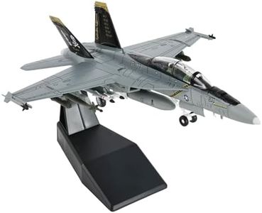 Eairsoky 1:100 Scale F-18 Super Hornet Metal Fighter Jet Model Jolly Roger Military Die-cast Aircraft Models for Collection or Gift