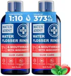 WATER DENT Concentrated Irrigant, Gum Care | Water flosser Rinse & mouthwash| Add to Water Flossers | Fruit Flavor | Pack of 2 = 372 fl.oz | Alcohol Free, Fluoride Free. Made in USA