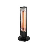 Warmlite WL42013 1KW Carbon Infrared Heater with Oscillation, Adjustable Thermostat and Overheat Protection, Black,80.5 cm*17.0 cm*22.5 cm