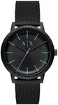 Armani Exchange Men's Watch Three-Hand, Black Stainless Steel, AX2760