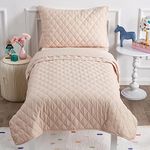 Wowelife Beige Toddler Bedding Set for Girls and Boys, Premium 4 Pieces Kids Bed in a Bag, Toddler Bed Sheet Set, Beige Toddler Bed Set, Super Soft and Comfortable for Toddler