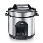 Prestige 6.0L Smart Cook Electric Cooker| 11 Pre-Set Indian Menu| Low Energy Consumption| Stainless Steel Bowl