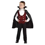 Lingway Toys Kids Vampire of Darkness Costume for Boys Halloween Dress Up Parties 4-6.