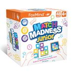 FoxMind Games: Match Madness Junior, A Pattern Matching Puzzle Game, Make The Match in a Flash, Develops Visual Recognition and fine Motor Skills, Play with up to 4 Players, for Ages 4 and up