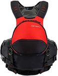 Astral BlueJacket Life Jacket PFD for Sea, Whitewater, Fishing, and Touring Kayaking, Cherry Creek Red, L/XL