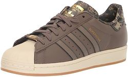 adidas Originals Unisex-Adult Superstar Sneaker, Blanch Brown/Blanch Brown/Cream White, 5 US