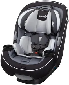 Safety 1st Grow and Go All-in-One Convertible Car Seat, Rear Facing Car Seat 5-40 lbs, Forward Facing Car 30–65 lbs, High Back Booster Seat 40-100 lbs, Carbon Ink