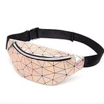 Keekos Waist Bag Ladies Outdoor Summer Sports Lightweight Boys and Girls-Multi Color - Waist Bag (Silver) (Gold)