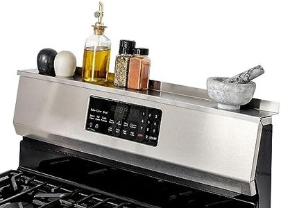 STOVE SHELF StoveShelf - Stainless Steel - 60cm - Magnetic Shelf for Apartment Kitchen Stove, Kitchen Storage Solution, Zero Installation