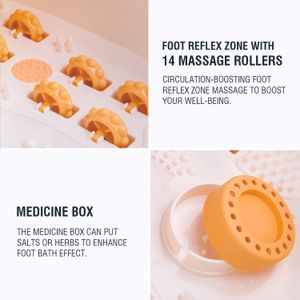 Hangsun Large Foot Spa Massager – Heated Bath with Bubbles