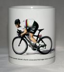 Cycling Mug. Mark Cavendish, Tour de France Final Stage Winner 2012