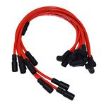 A-Team Performance Silicone Spark Plug Wires SBC Compatible with Chevy GMC Truck SUV Vortec 5.0L 5.7L 5700 350 1996-2003 Red 8.0mm