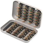 40 Pieces Trout Flies Lures, Imitat