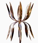 Stanwood Wind Sculpture Kinetic Copper Wind Sculpture Dual Spinner - Dancing Octopus