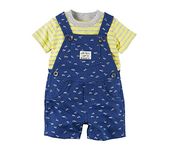 Carter's Baby Boys' 2-Piece Set Overall and Top 3 Months