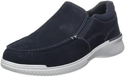 Clarks Men's Donaway Free Loafer, Navy Waxy, 10 UK