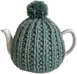 Duck Egg Chunky Knitted Tea Cosy, F