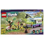 LEGO Friends Newsroom Van 41749 Building Toy Set (446 Pcs),Multicolor