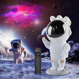 SZPACMATE Astronaute Galaxy Star Projector Starry Night Light, Projecteur D'astronaute avec Nébuleuse, Minuterie et Télécommande, Projecteur de Chambre et de Plafond, Cadeaux pour Enfants et Adultes