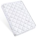 Pack and Play Mattress - 38" x 26"- Premium Knitted Fabric Playpen Mattresses, Safety Reinforced Play Yard Mattress - Fits for Graco & Baby Trend & Pamo Babe Playard, Firm Support and Comfort Foam