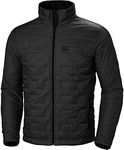 Helly-Hansen Lifaloft Insulator Ski Jacket for Men - Lightweight, Water-Resistant & Windproof with Handwarmer Pockets, 991 Black Matte