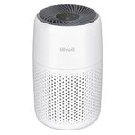 Levoit Air Purifiers for Bedroom Home, AHAM VERIFIED, 3-in-1 Filter Cleaner with Fragrance Sponge for Quiet Sleep, Remove Odor Allergies Smoke Dust Pet Dander, Office Desktop, Core Mini-P, White